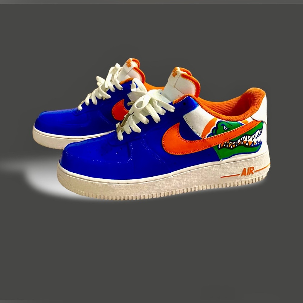 Florida Gators Custom Nike Air Force 1 (315122-111) Size US 12